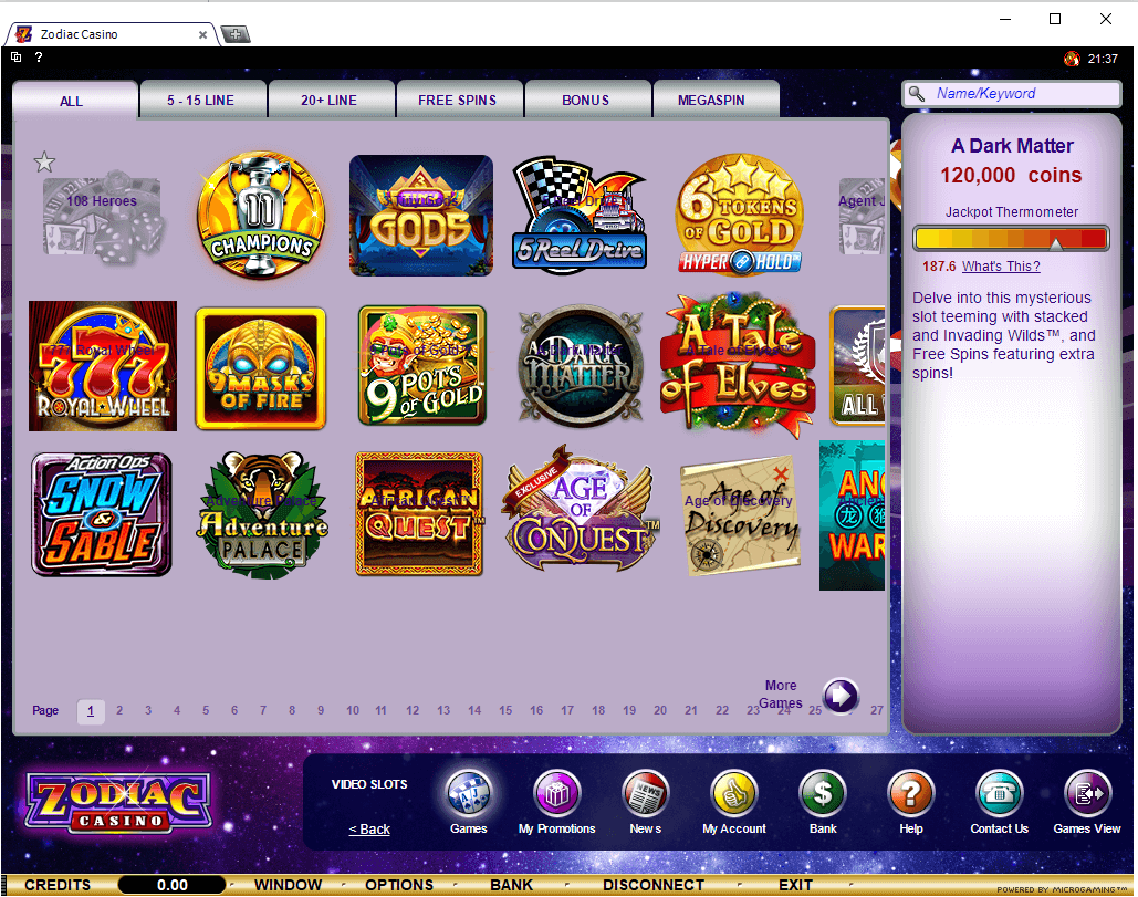 Zodiac Casino 🎖️ 80 Free Spins for $1🛡️ Canada