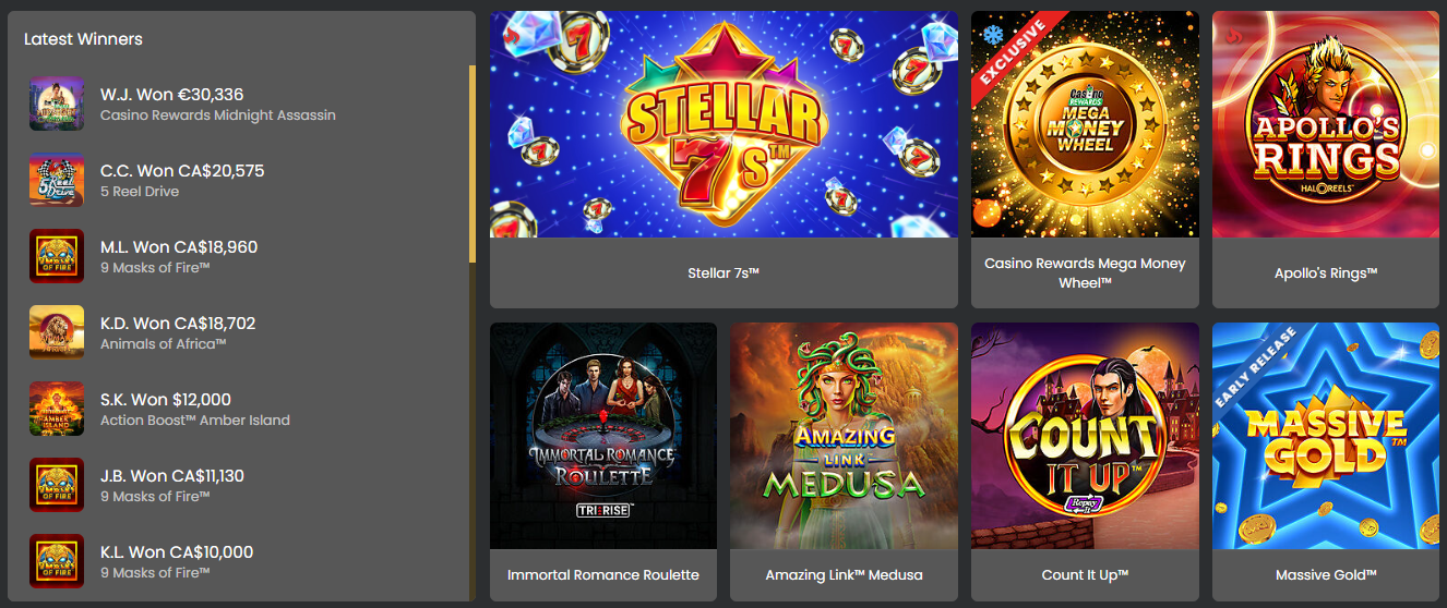 games at grand mondial casino