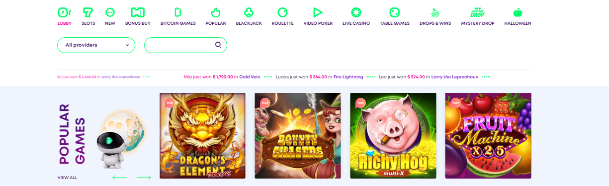 games at rocket casino