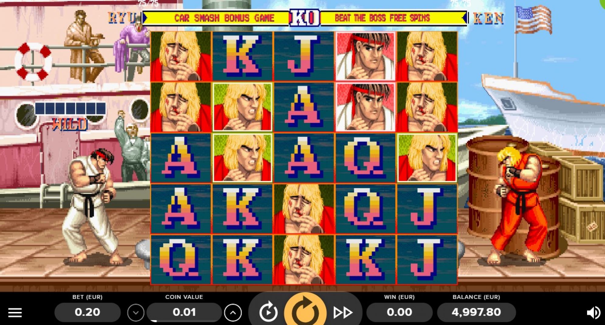 Street Fighter II Slot Review