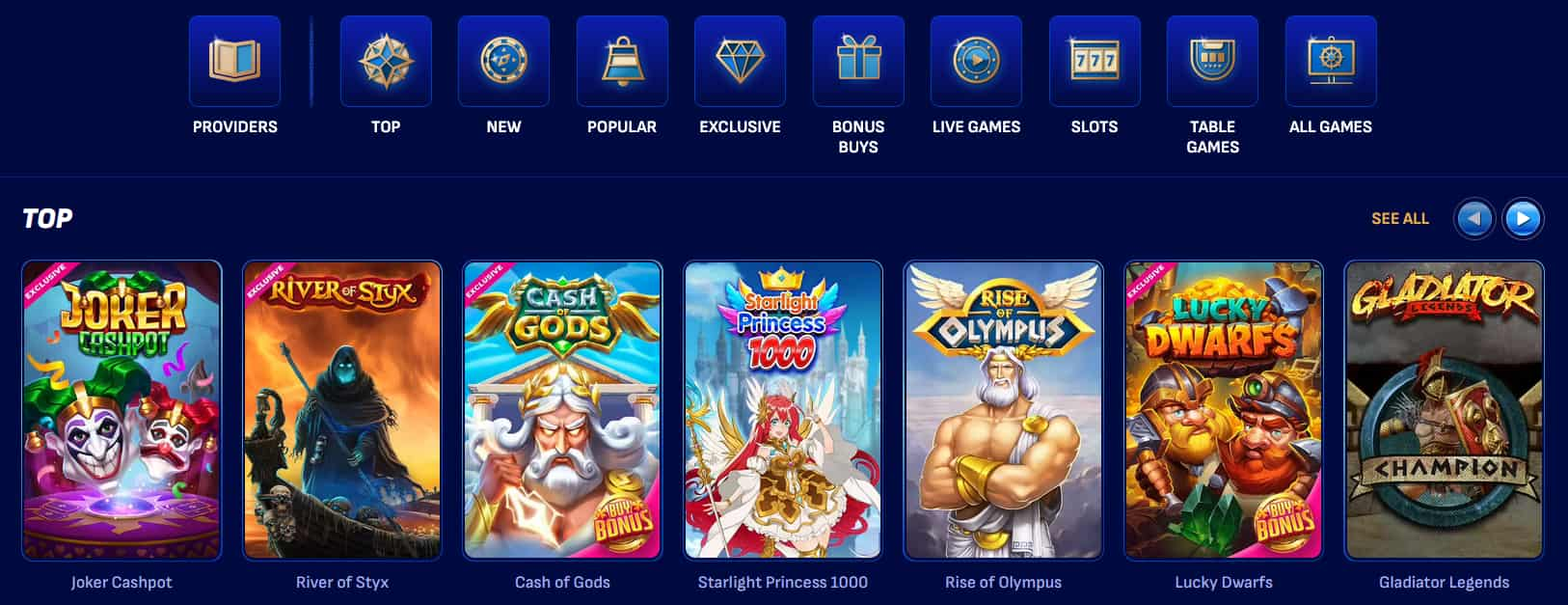 wonaco casino games