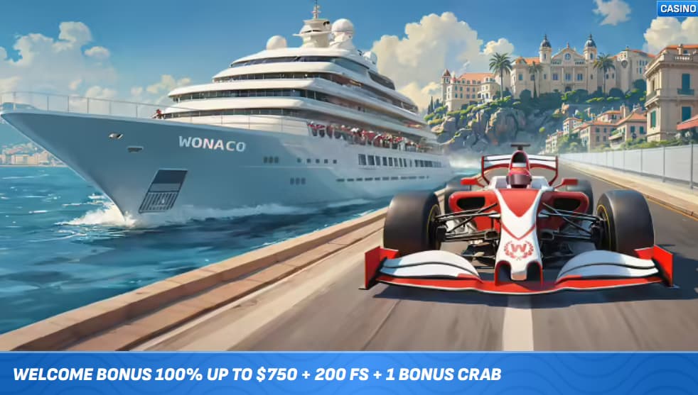 wonaco casino welcome bonus