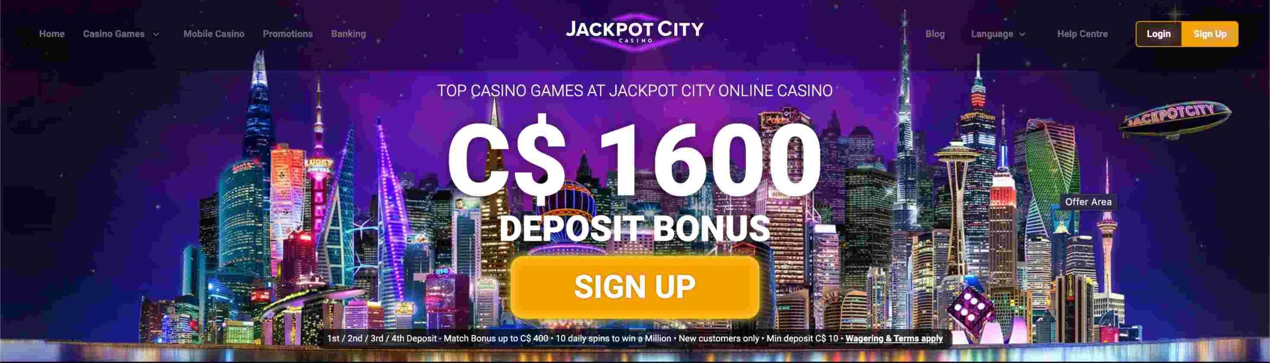 jackpotcity casino