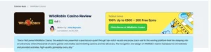 WildRobin Casino Online Presence