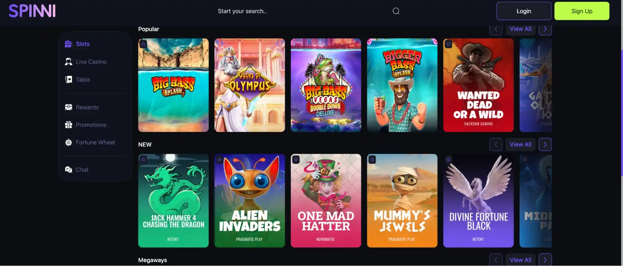 spinni games