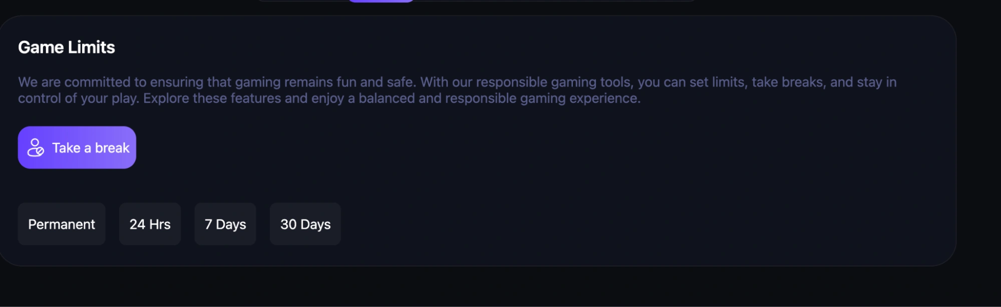 spinni responsible gambling