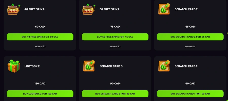 drakaris casino bonus shop