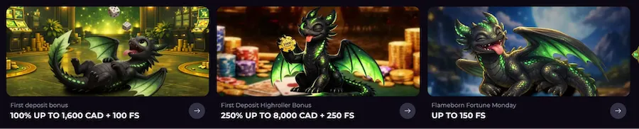 drakaris casino welcome bonus